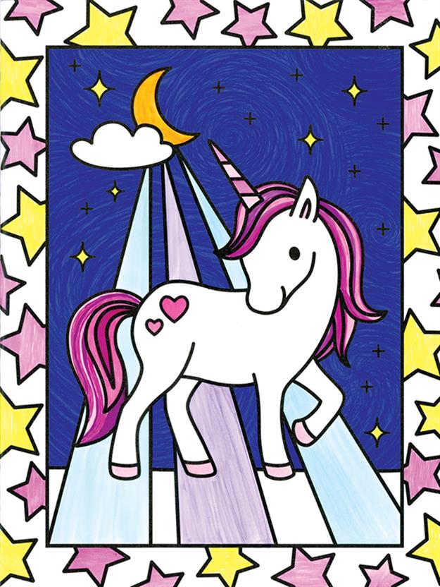 Stained Glass Unicorns