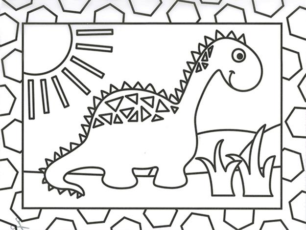 Stained Glass Dinosaurs