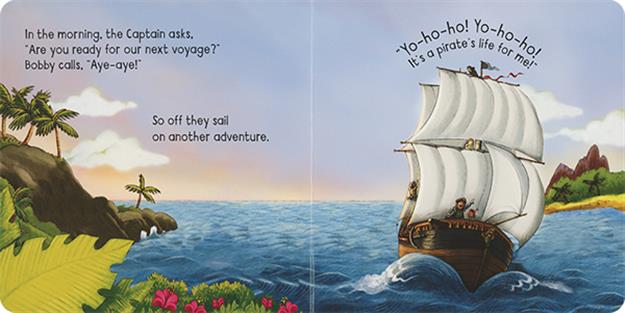 On a Pirate Ship Little Board Book