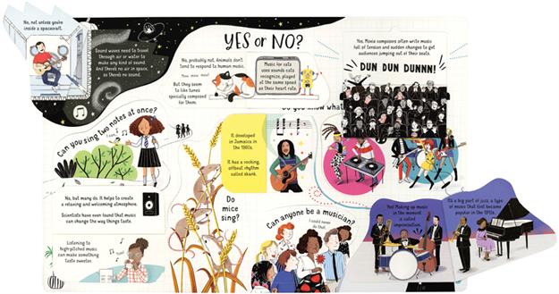 Lift-the-Flap Questions and Answers About Music (IR)