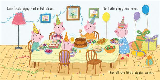 This Little Piggy Went to Market Little Board Book (QR)