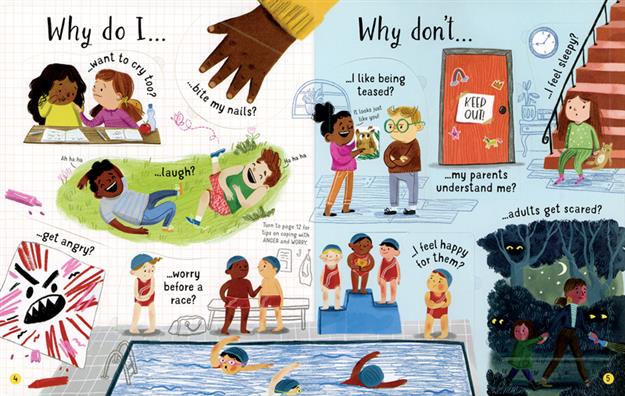 Lift-the-Flap Questions and Answers About Feelings (IR)