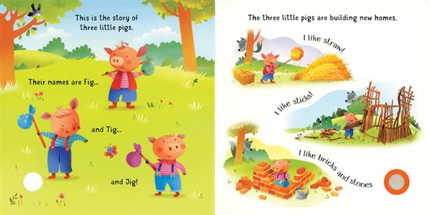 Three Little Pigs, The - Listen & Read Story Books