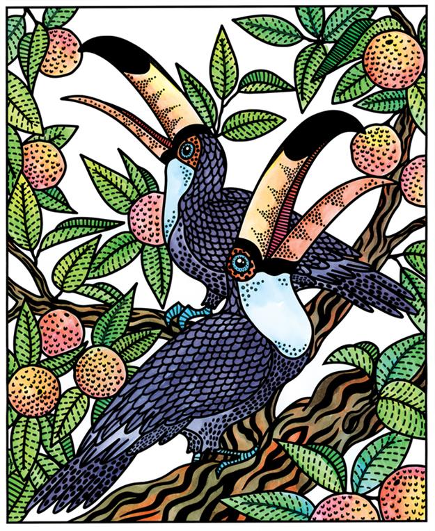 Wild Animals Magic Painting Book