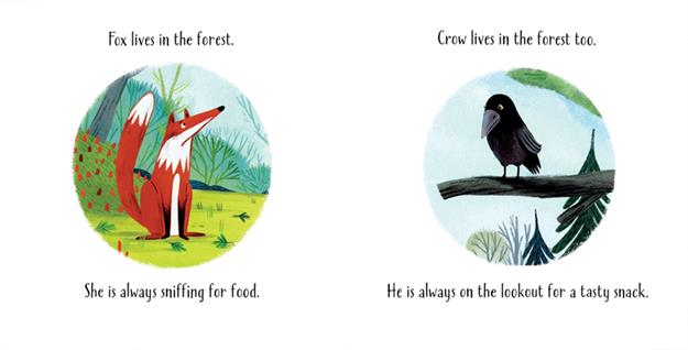 Fox and the Crow Little Board Book, The (QR)