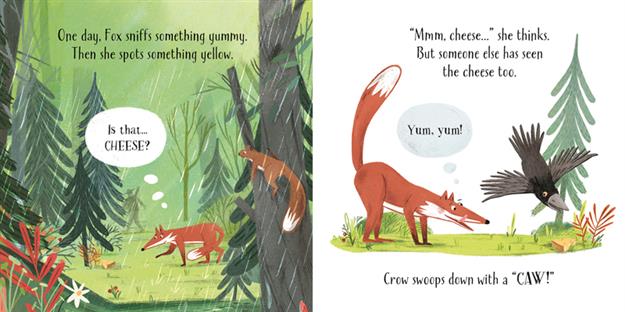 Fox and the Crow Little Board Book, The (QR)