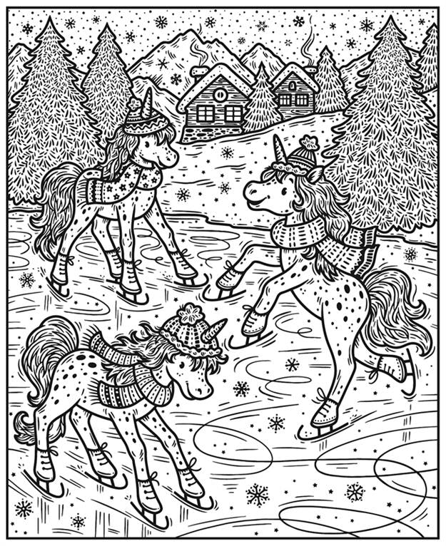 Unicorn World Magic Painting Book