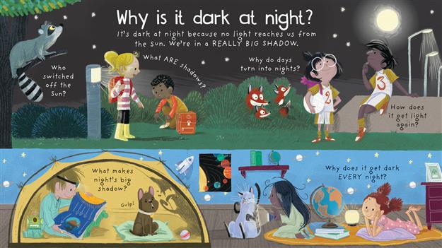 Lift-the-Flap First Questions and Answers: Why is it Dark at Night?