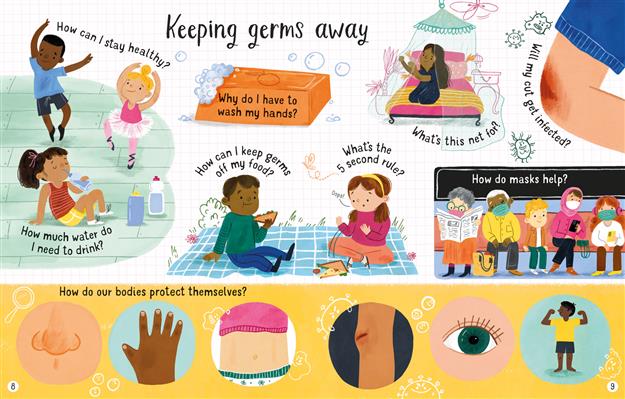 Lift-the-Flap Questions and Answers About Germs (IR)