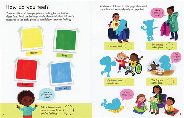 First Sticker Book Feelings