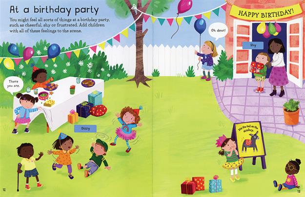 First Sticker Book Feelings