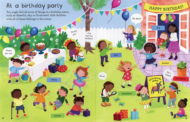 First Sticker Book Feelings