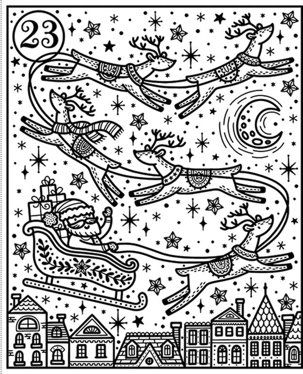 Countdown to Christmas Magic Painting