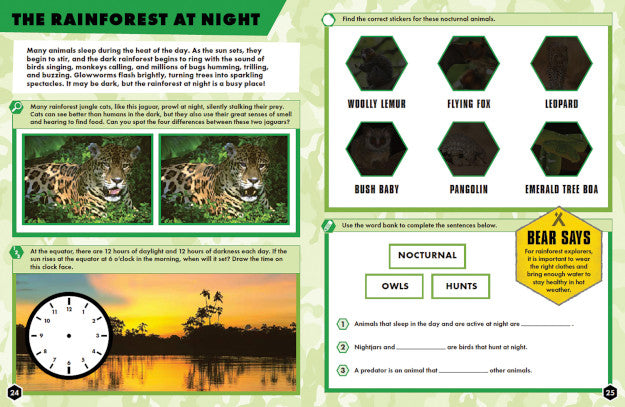 Rainforests Activity Book