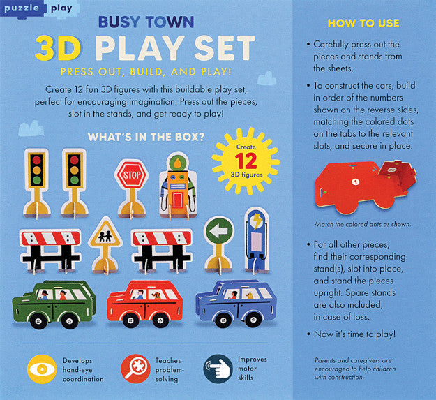 Busy Town 3D Play Set
