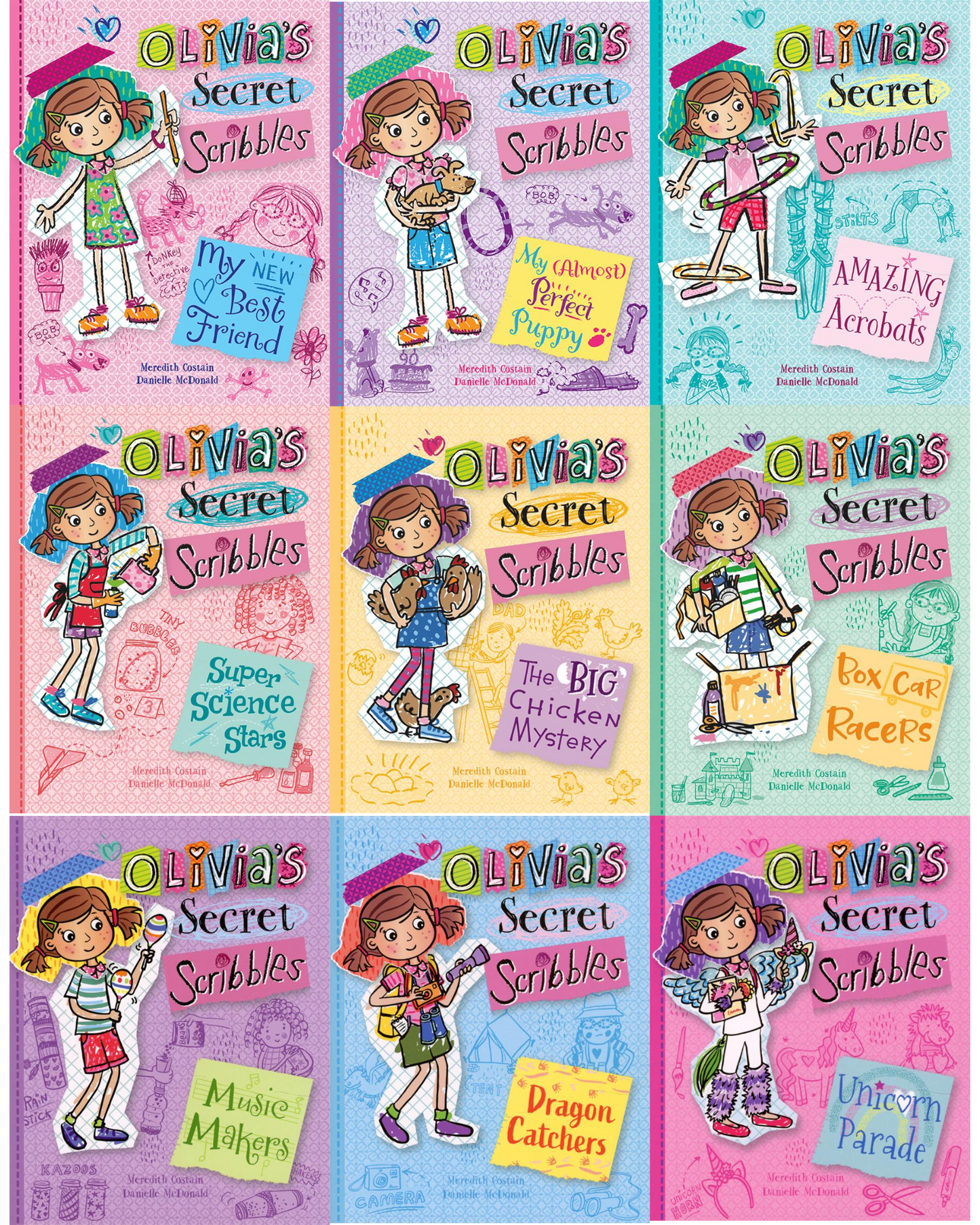 Olivia's Secret Scribble Collection (7) HARDBACK