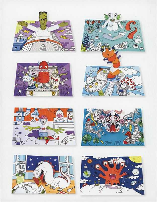 Color & Pop-Up Monsters