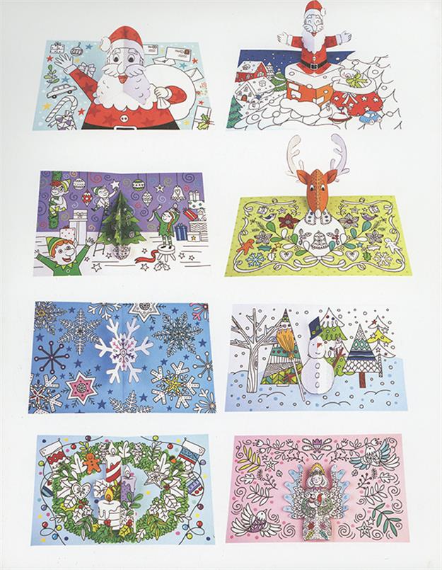 Color & Pop-Up Christmas
