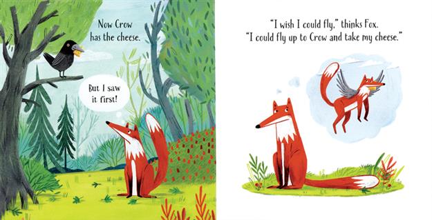 Fox and the Crow Little Board Book, The (QR)